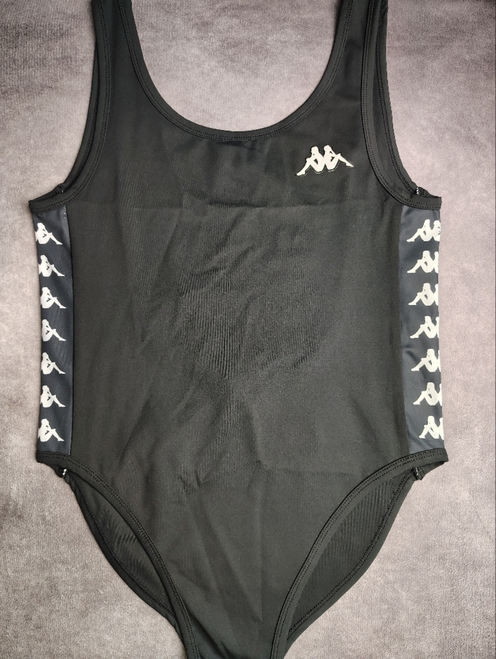 Kappa Black Logo Swim Top